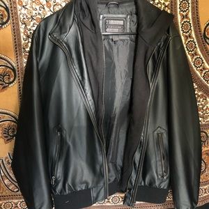 MENS BLACK LEATHER JACKET
